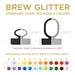 Purple Color Changing Brew Glitter® Necker | Private Label-Brew Glitter®