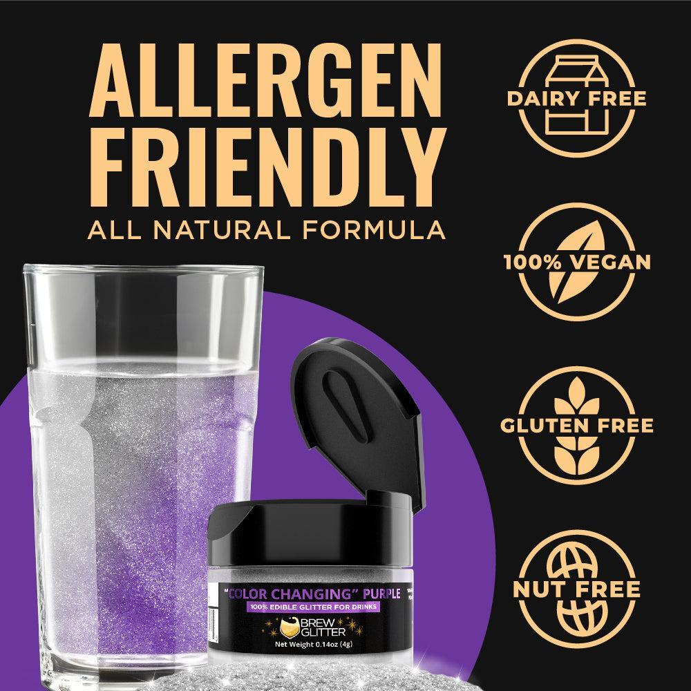 Purple Edible Color Changing Brew Glitter | Bulk Size-Brew Glitter®