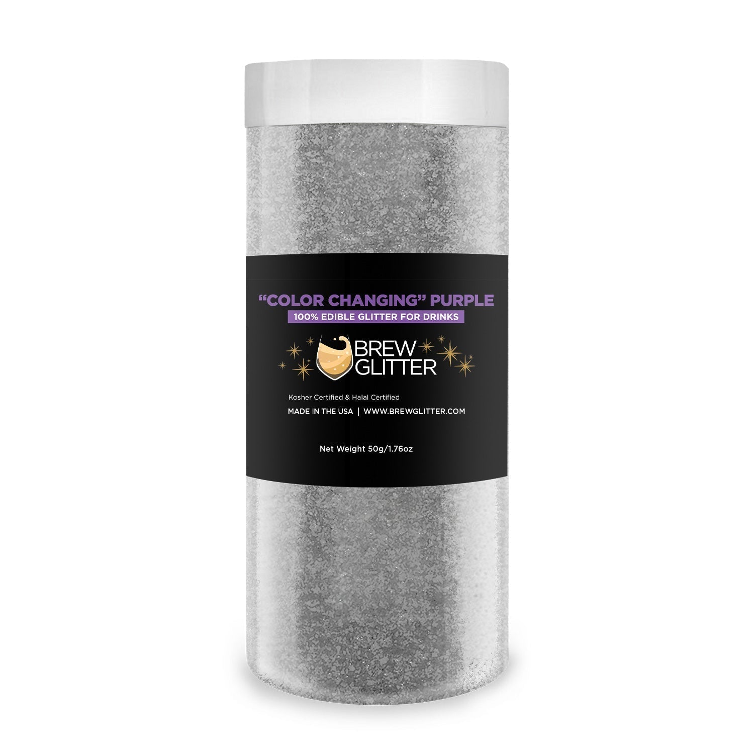 Purple Edible Color Changing Brew Glitter | Bulk Size-Brew Glitter®