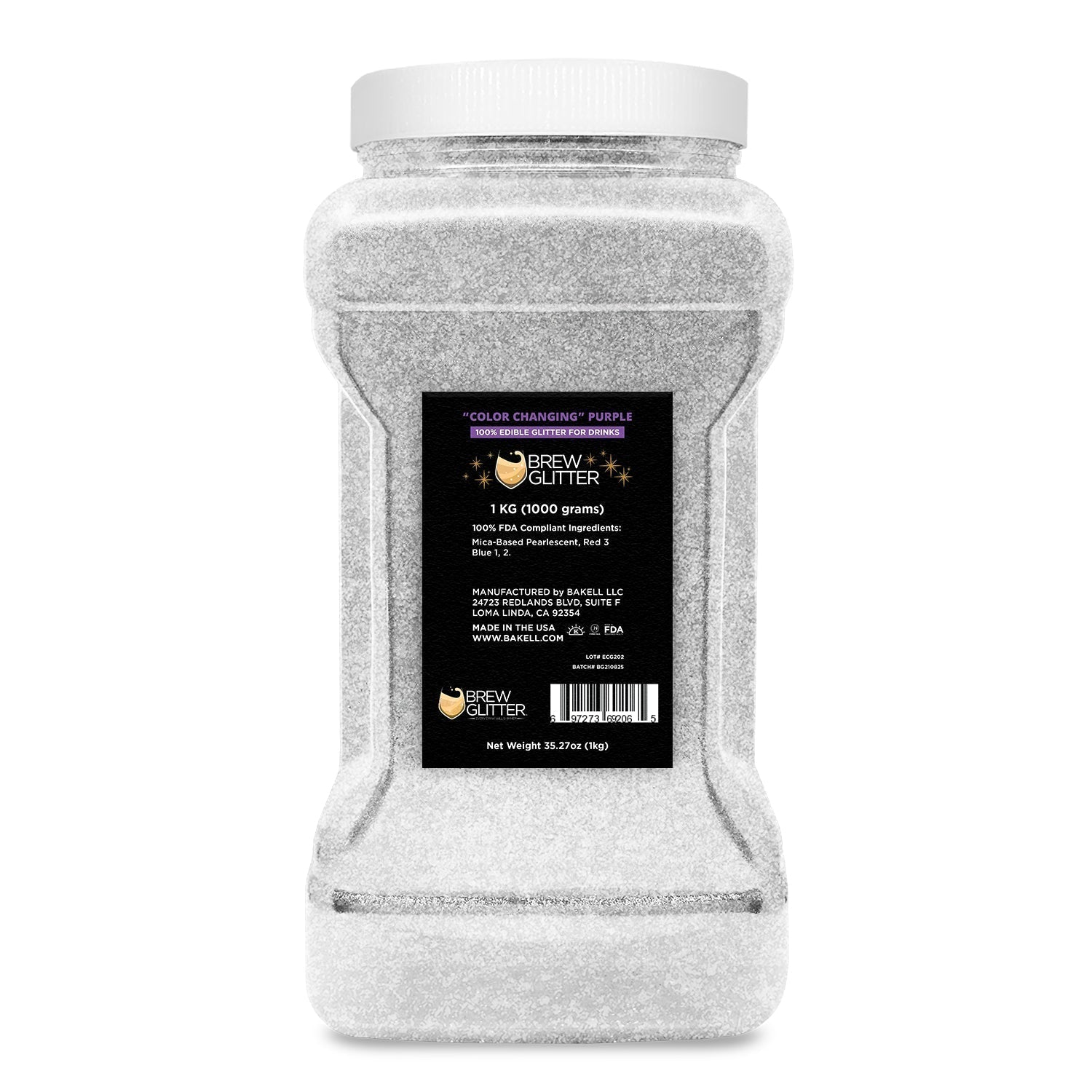 Purple Edible Color Changing Brew Glitter | Bulk Size-Brew Glitter®