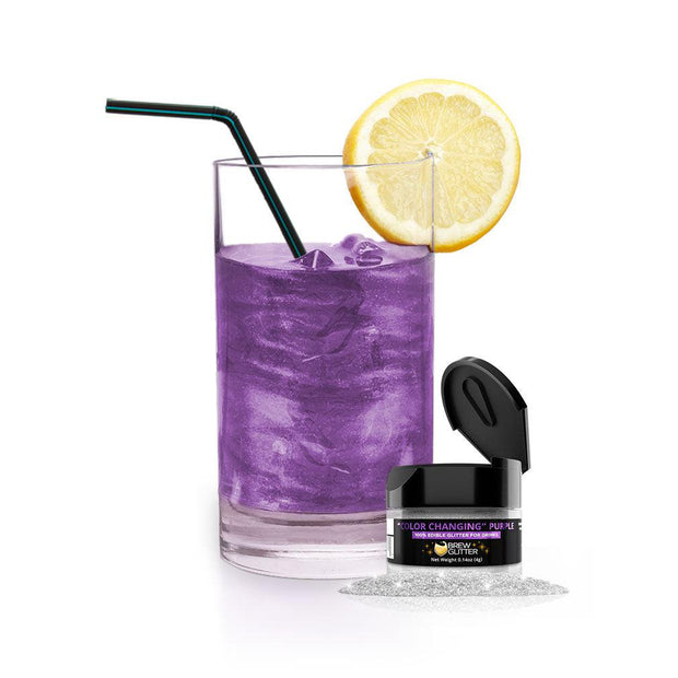 Purple Edible Color Changing Brew Glitter | Iced Tea Glitter-Brew Glitter®