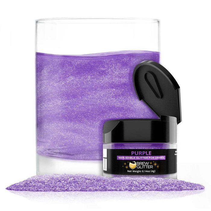 Purple Food Grade Brew Glitter | 4 Gram Jar-Brew Glitter®