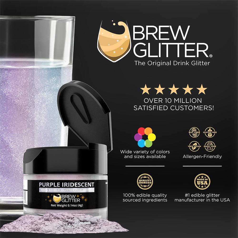 Purple Iridescent Brew Glitter | 45g Shaker-Brew Glitter®