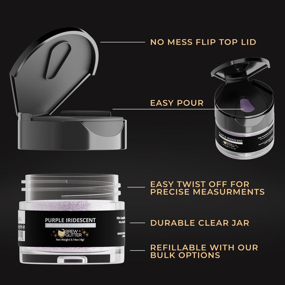 Purple Iridescent Brew Glitter | Bulk Sizes-Brew Glitter®