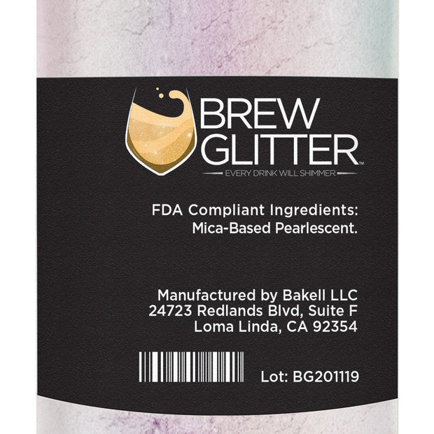 Purple Iridescent Brew Glitter | Edible Glitter for Sports Drinks & Energy Drinks-Brew Glitter®