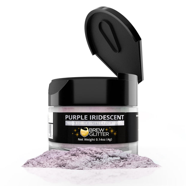 Purple Iridescent Brew Glitter | Edible Glitter for Sports Drinks & Energy Drinks-Brew Glitter®