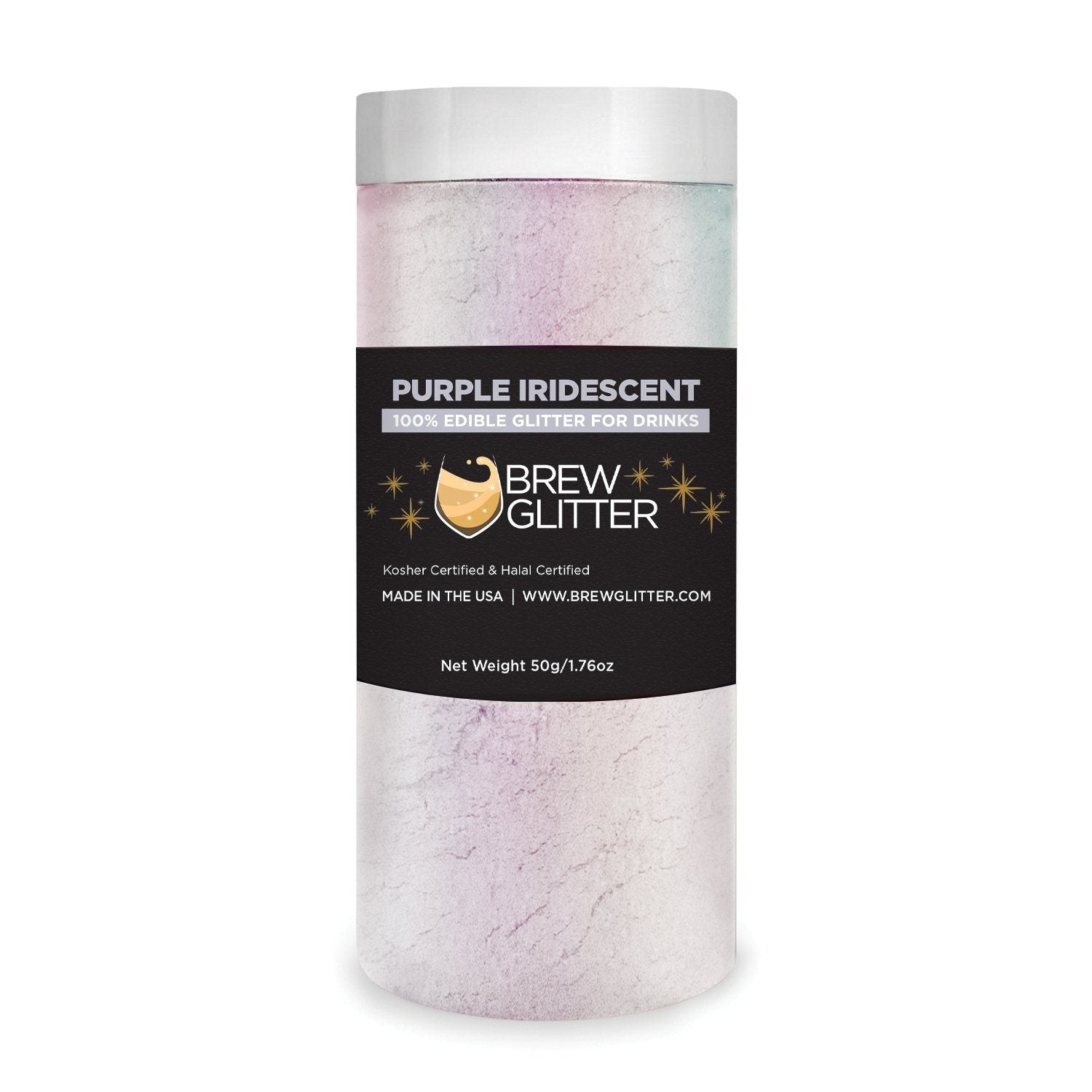 Purple Iridescent Brew Glitter | Food Grade Beverage Glitter-Brew Glitter®