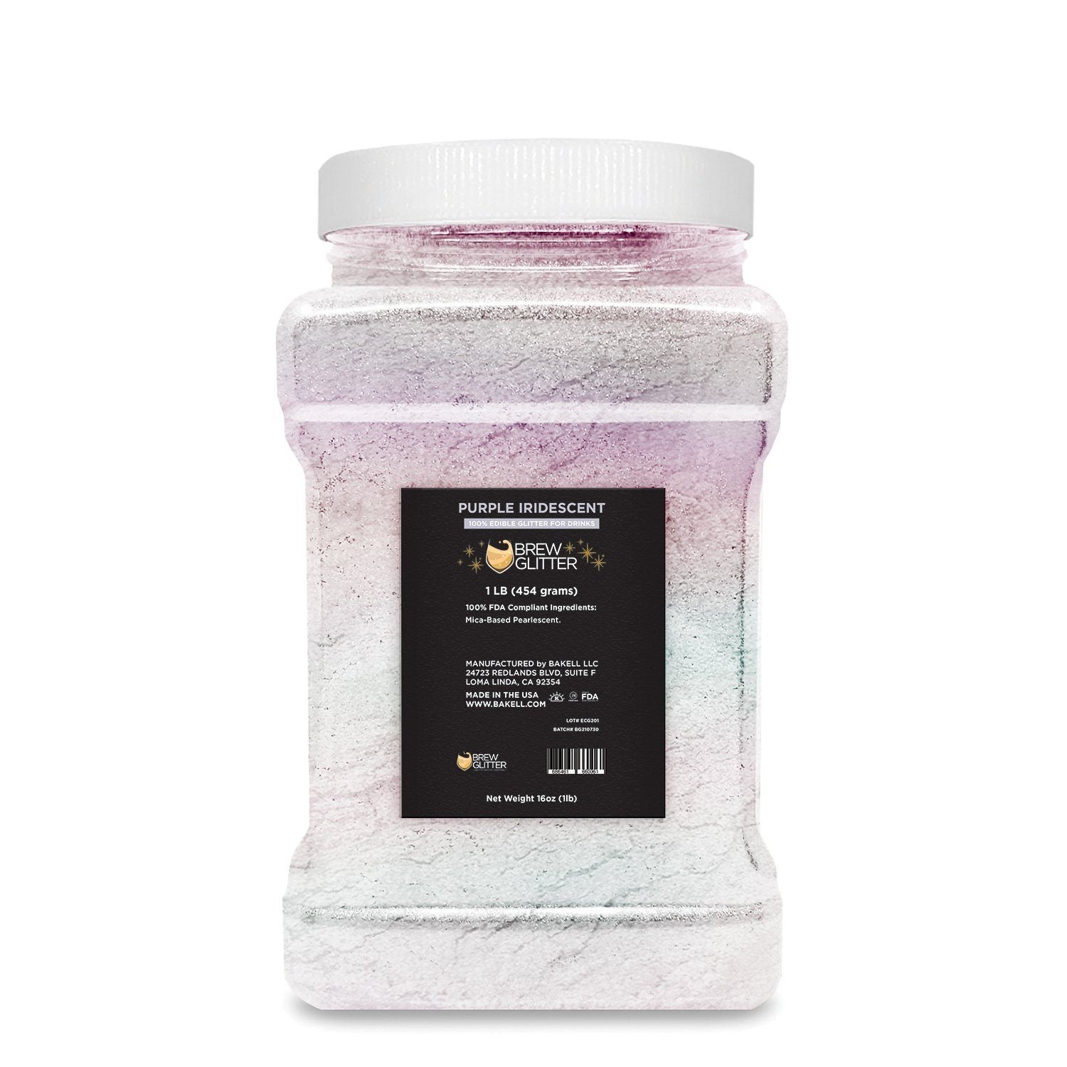 Purple Iridescent Brew Glitter | Food Grade Beverage Glitter-Brew Glitter®