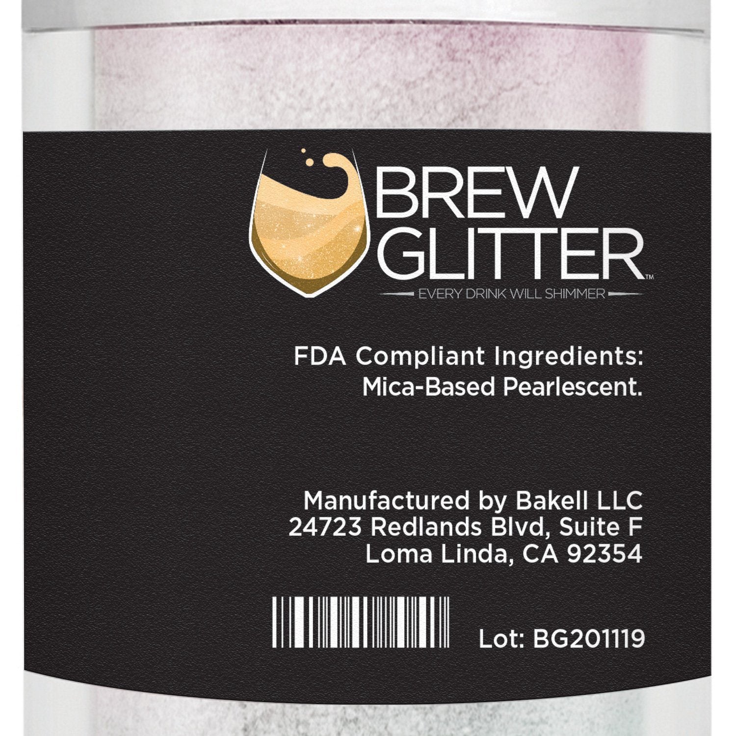 Purple Iridescent Brew Glitter | Food Grade Beverage Glitter-Brew Glitter®