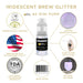 Purple Iridescent Brew Glitter | Mini Pump Wholesale by the Case-Brew Glitter®