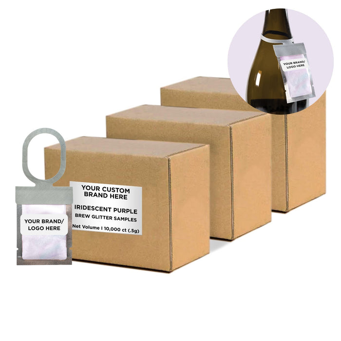 Purple Iridescent Brew Glitter® Necker | Private Label-Brew Glitter®