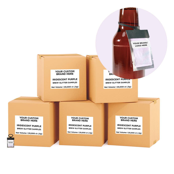 Purple Iridescent Brew Glitter® Necker | Private Label-Brew Glitter®