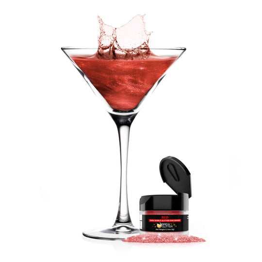 Red Brew Glitter | Cocktail Beverage Glitter-Brew Glitter®