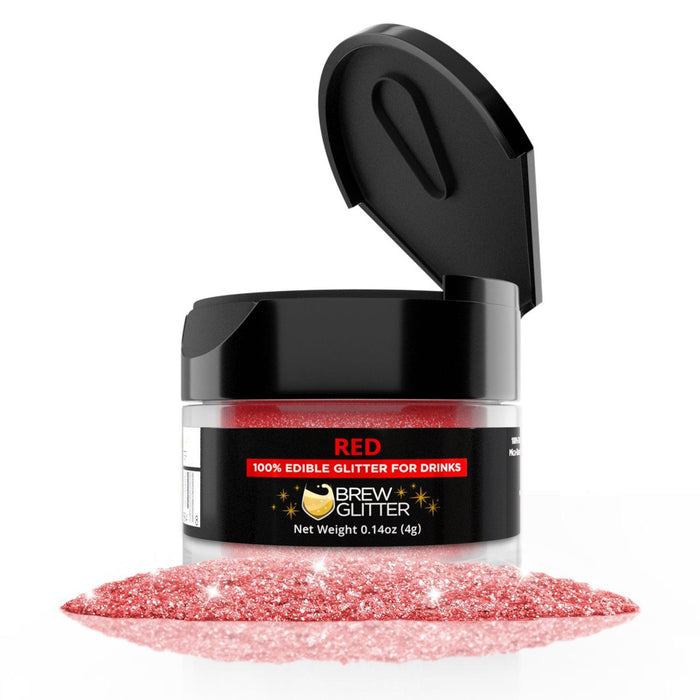 Red Brew Glitter | Food Grade Beverage Glitter-Brew Glitter®