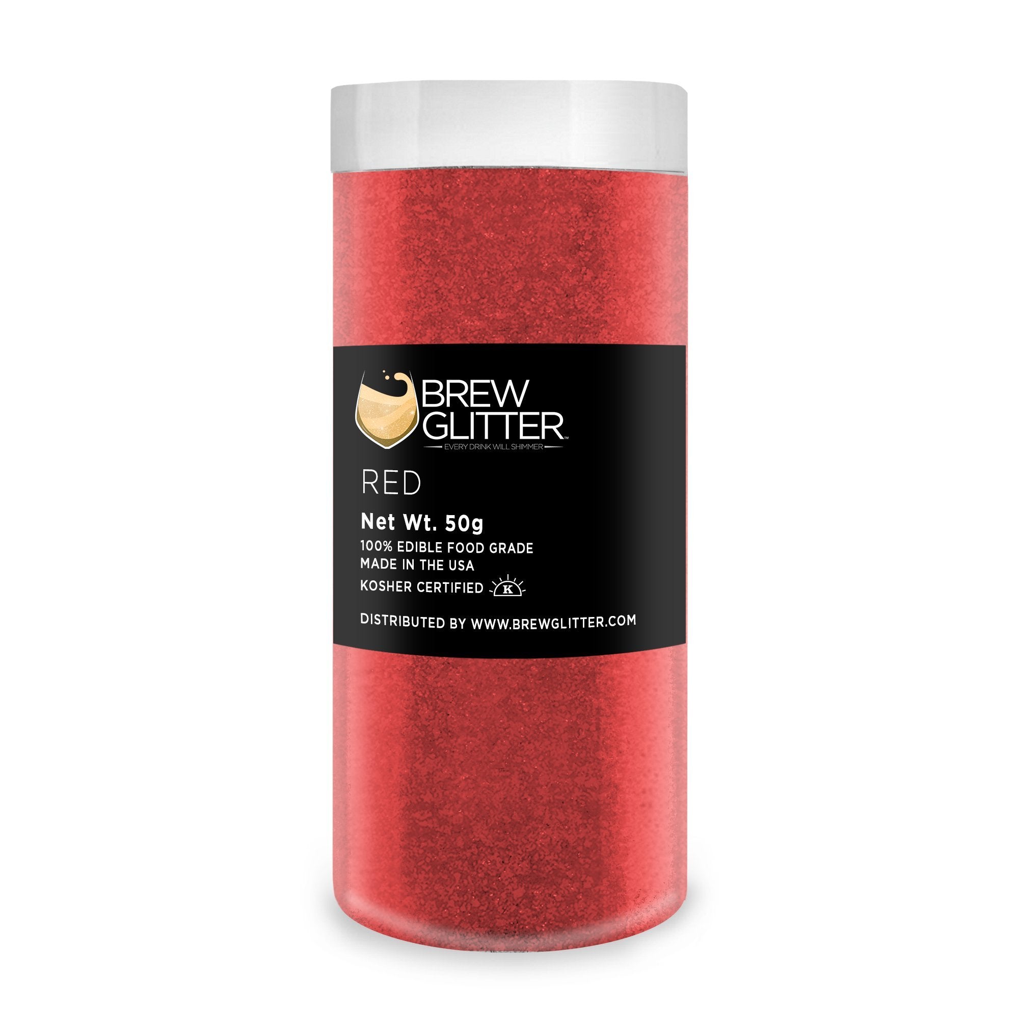 Red Brew Glitter | Food Grade Beverage Glitter-Brew Glitter®