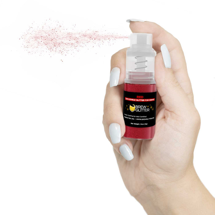 Red Brew Glitter | | Mini Pump Wholesale by the Case-Brew Glitter®