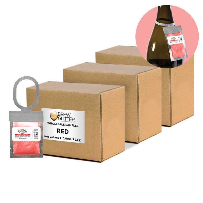 Red Brew Glitter® Necker | Wholesale-Brew Glitter®