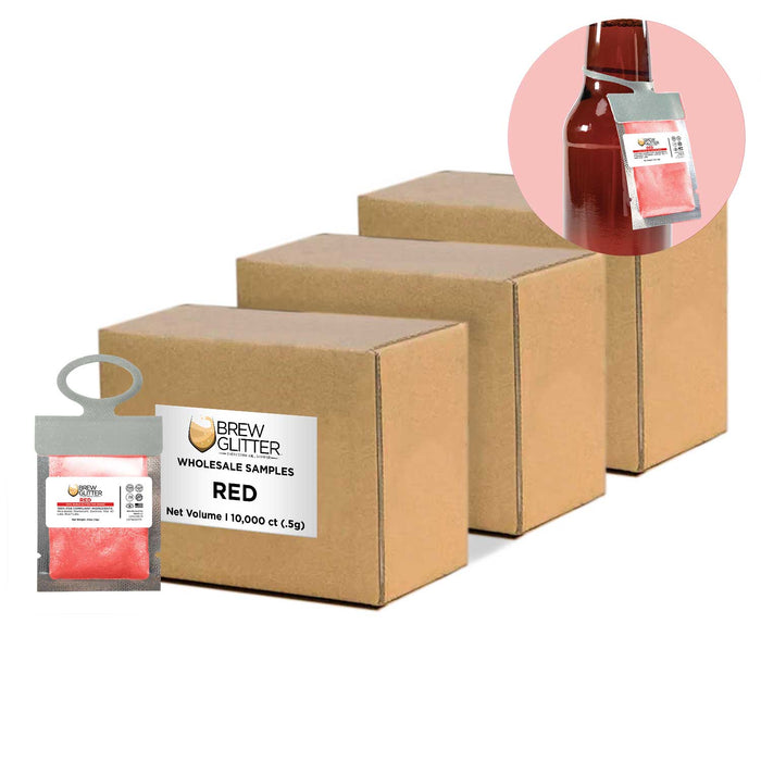 Red Brew Glitter® Necker | Wholesale-Brew Glitter®