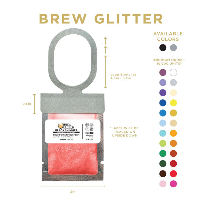 Red Brew Glitter® Necker | Wholesale-Brew Glitter®