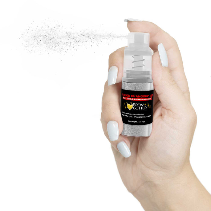 Red Color Changing Brew Glitter Mini Spray Pump-Brew Glitter®