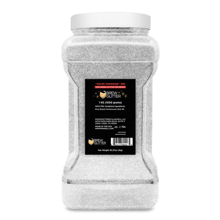 Red Edible Color Changing Brew Glitter | Bulk Size-Brew Glitter®