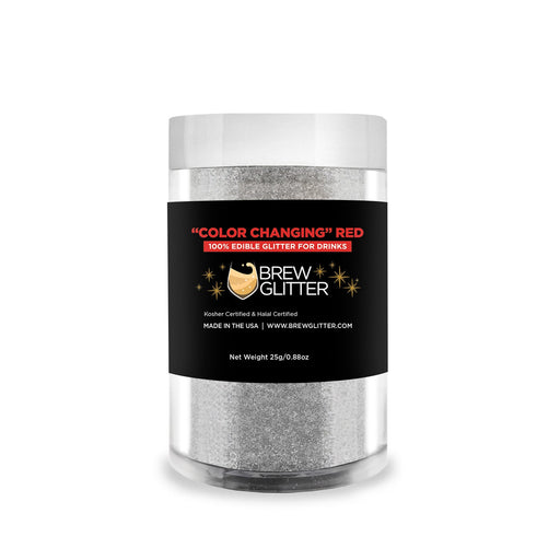 Red Edible Color Changing Brew Glitter | Bulk Size-Brew Glitter®