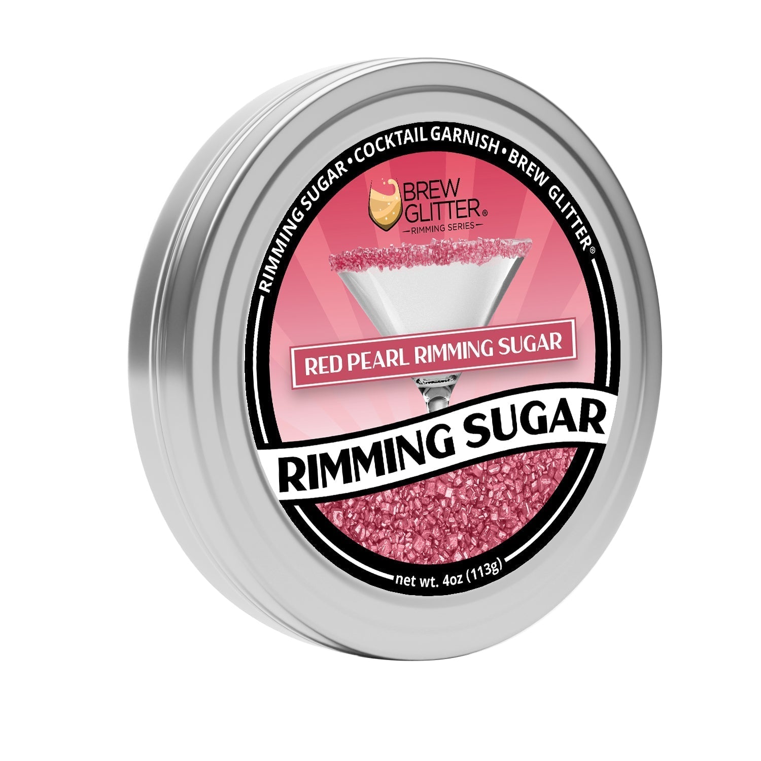 Red Pearl Cocktail Rimming Sugar-Brew Glitter®