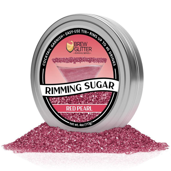 Red Pearl Cocktail Rimming Sugar | Bulk Sizes-Brew Glitter®