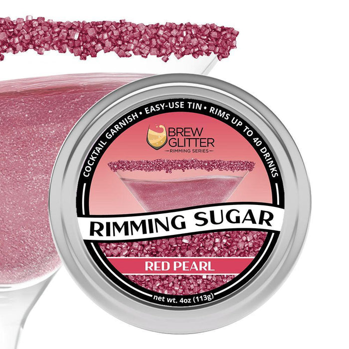 Red Pearl Cocktail Rimming Sugar-Brew Glitter®