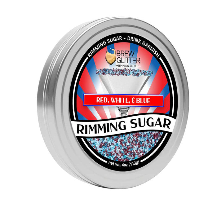 Red, White & Blue Rimming Sugar-Brew Glitter®