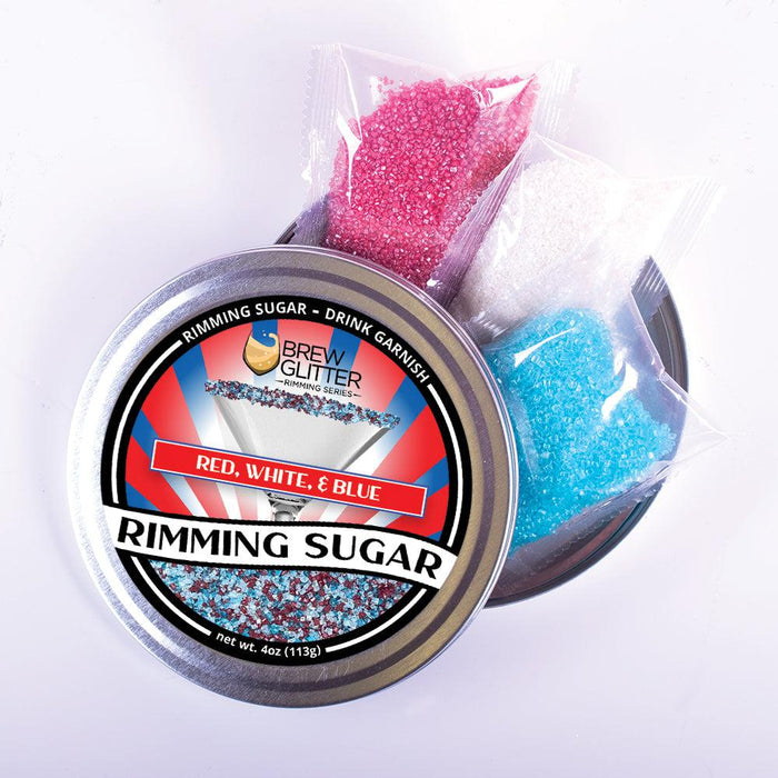 Red, White & Blue Rimming Sugar-Brew Glitter®