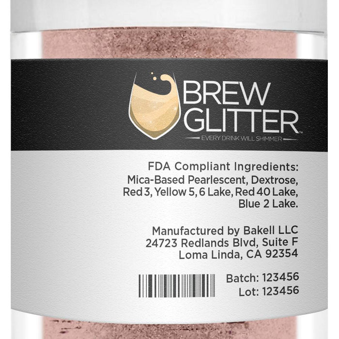 Rose Gold Brew Glitter | Bulk Sizes-Brew Glitter®