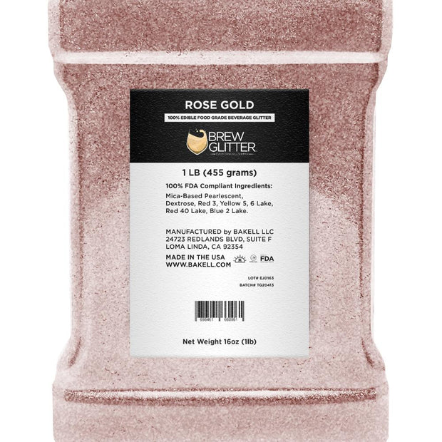 Rose Gold Brew Glitter | Coffee & Latte Glitter-Brew Glitter®