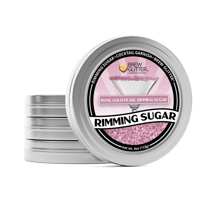 Rose Gold Pearl Cocktail Rimming Sugar-Brew Glitter®