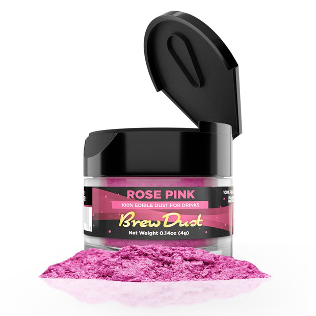 Rosè Pink Edible Brew Dust | 4 Gram Jar-Brew Glitter®