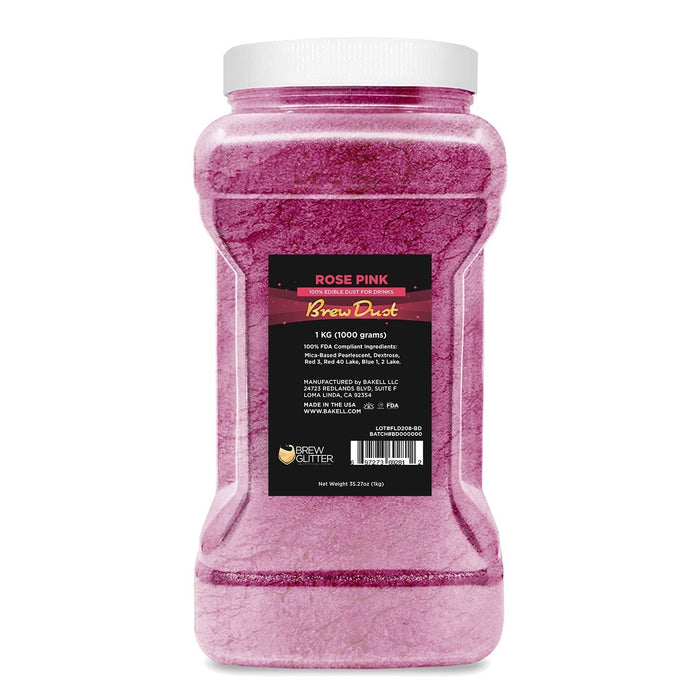 Rosé Pink Edible Pearlized Brew Dust | Bulk Sizes-Brew Glitter®