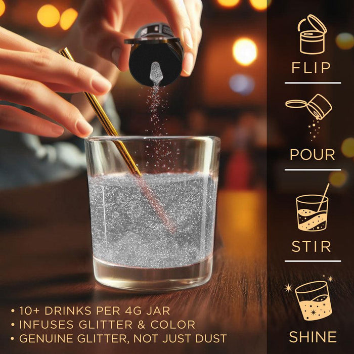 Silver Brew Glitter by the Case | Private Label-Brew Glitter®