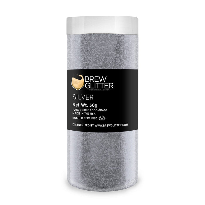 Silver Brew Glitter | Food Grade Beverage Glitter-Brew Glitter®