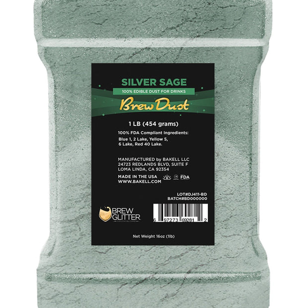 Silver Sage Edible Pearlized Brew Dust-Brew Glitter®