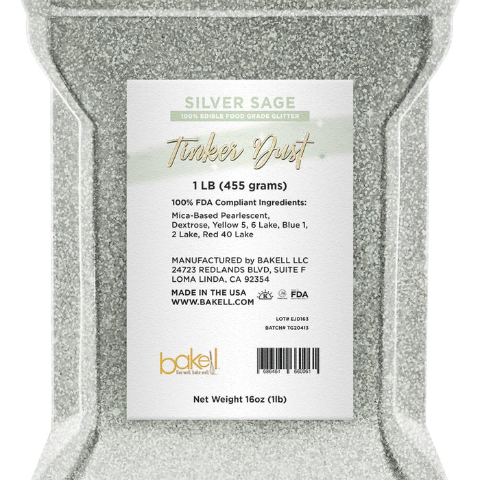 Silver Sage Tinker Dust Edible Glitter | Food Grade Glitter-Brew Glitter®
