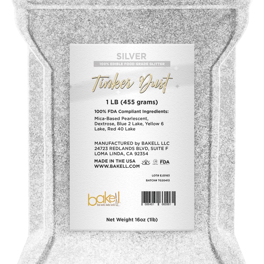 Silver Tinker Dust Edible Glitter | Food Grade Glitter-Brew Glitter®