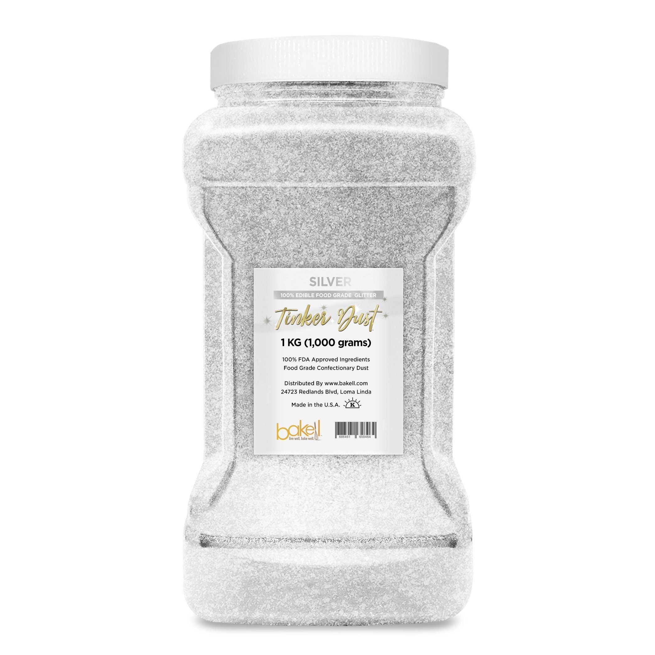 Silver Tinker Dust Edible Glitter | Food Grade Glitter-Brew Glitter®