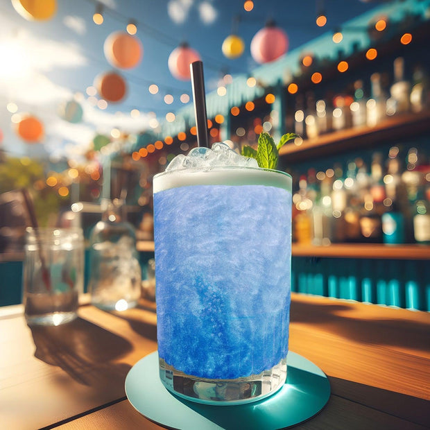 BREW GLITTER Blue Edible Glitter For Drinks, Cocktails, Beer, Drink Garnish  & Beverages | 4 Gram | KOSHER Certified | 100% Edible & Food Grade 
