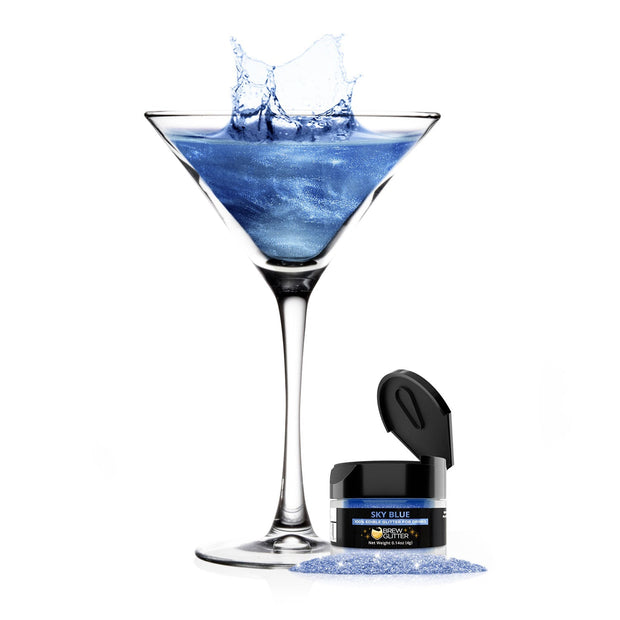 Sky Blue Brew Glitter | Cocktail Beverage Glitter-Brew Glitter®