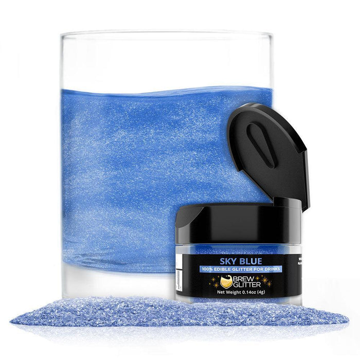 Sky Blue Brew Glitter | Food Grade Beverage Glitter-Brew Glitter®