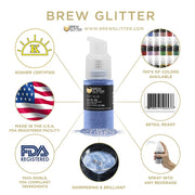 Sky Blue Edible Glitter Spray Pump for Drinks-Brew Glitter®