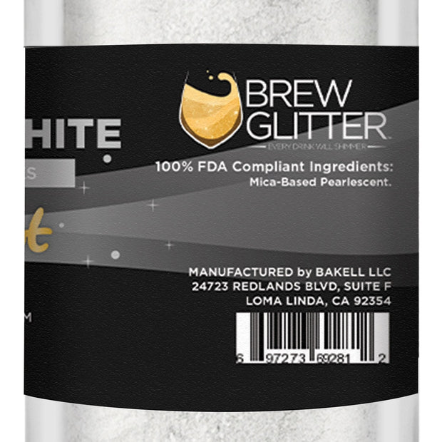Snowflake White Brew Dust by the Case-Brew Glitter®