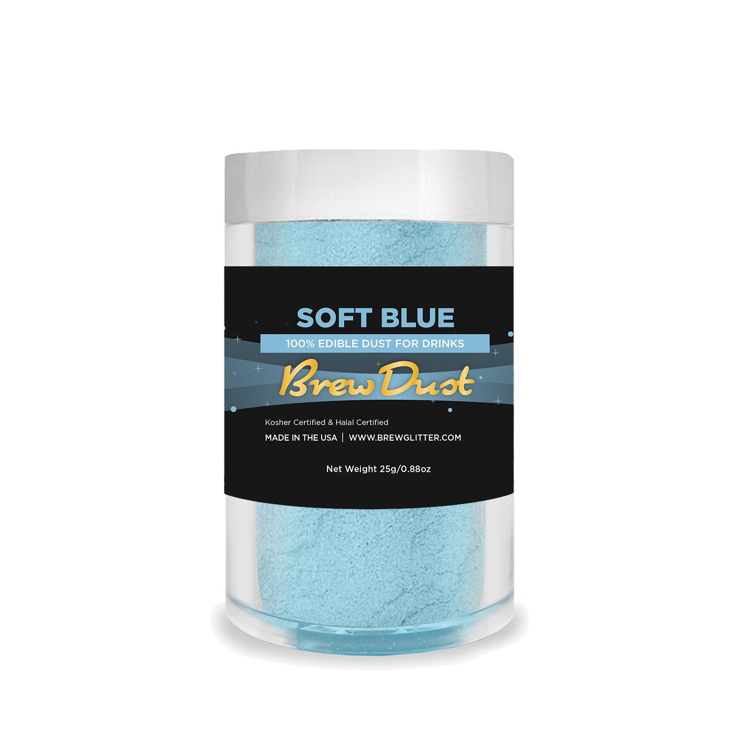 Soft Blue Edible Brew Dust-Brew Glitter®