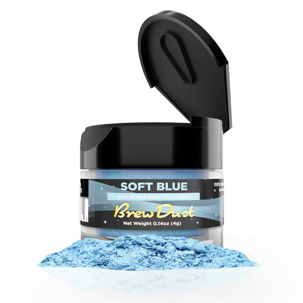 Soft Blue Edible Brew Dust | 4 Gram Jar-Brew Glitter®