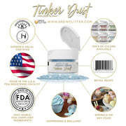 Soft Blue Tinker Dust Edible Glitter | Food Grade Glitter-Brew Glitter®